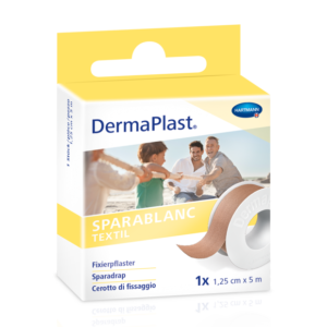 DermaPlast® Sparablanc Textil Fixierpflaster 5 m x 1.25 cm