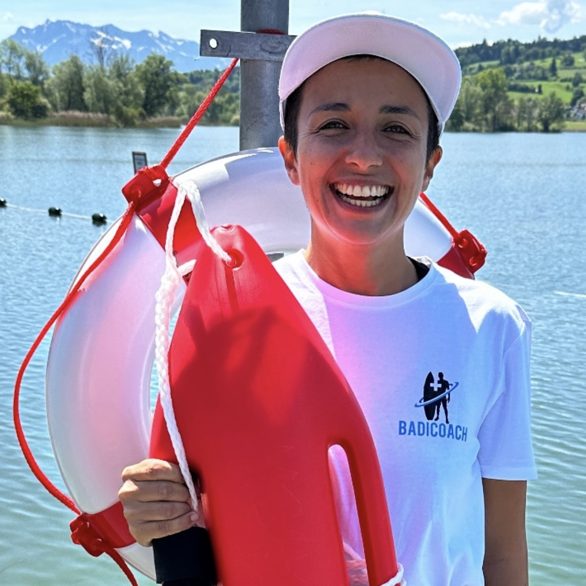 Badmeisterin am See